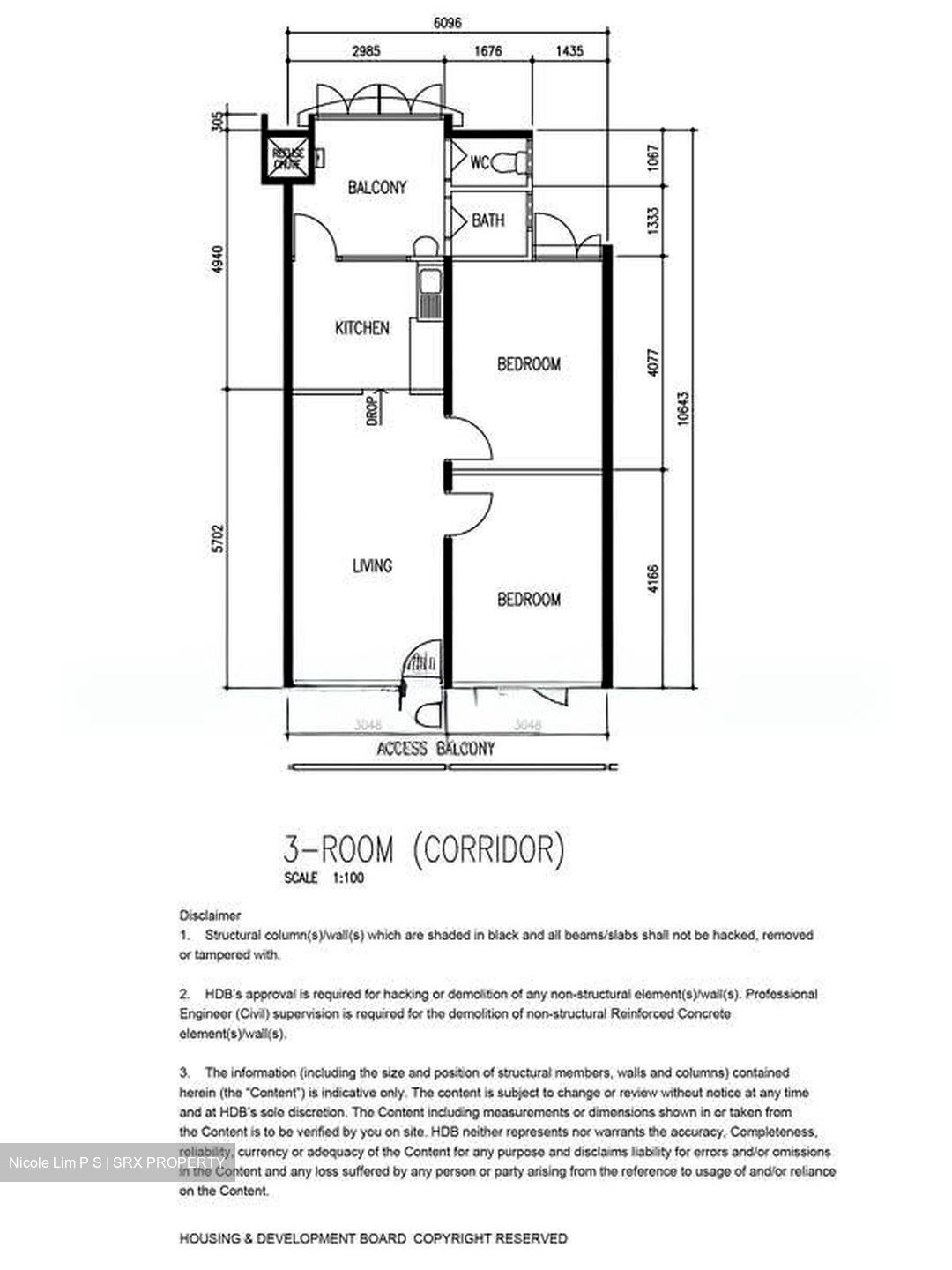 Blk 121 Yuan Ching Road (Jurong West), HDB 3 Rooms #586205181
